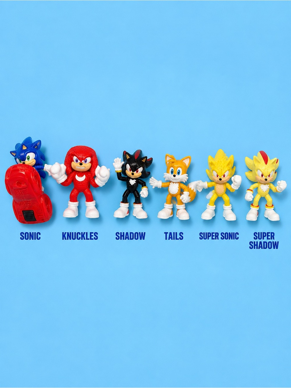 Sonic the Hedgehog Mini Figure Set - Multicolor Collectible Kids Toys